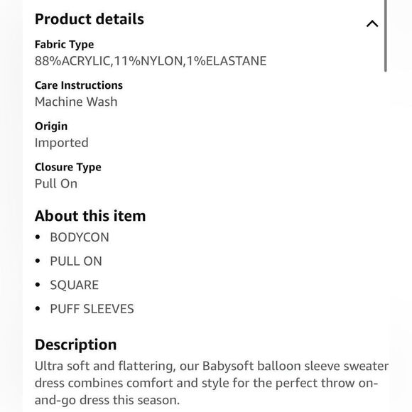 NWT French Connection Baby Soft Puf sleeve Bodycon dress Medium MSRP $187 - Picture 3 of 9